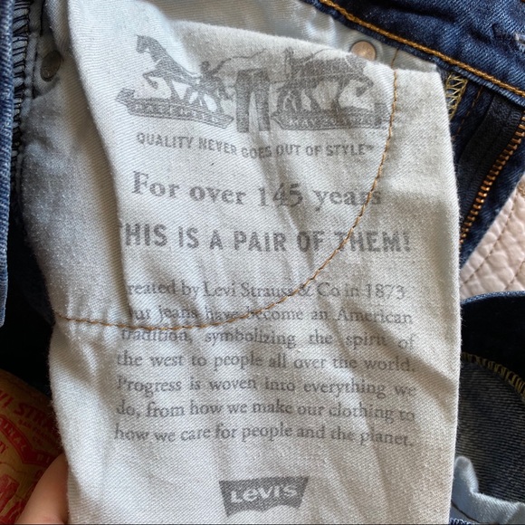 2/$30🍑 LEVI’S 510 Skinny Dark Blue Wash Jeans - Picture 9 of 9